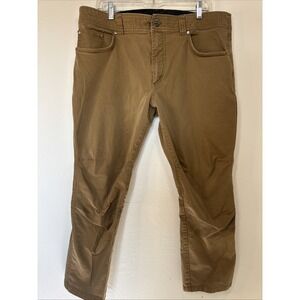 Kuhl Men's RydrLite Klassik Fit Pants 38x30 Utility Hiking Outdoor Tan brown